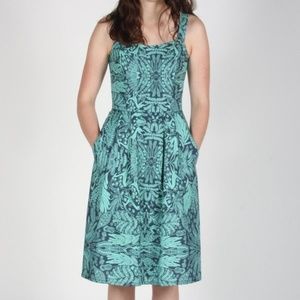 Birds of North America indie folklore dress XS